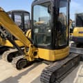 Caterpillar 303.5 Mini Excavator, front three-quarter view