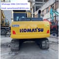 2022 Komatsu PC130 crawler excavator rear view