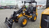 2025 JCB 403 AGRI wheel loader, three-quarter front view