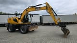 2013 JCB JS145W wheel excavator side view