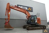 2021 Hitachi ZX225USLC-6 crawler excavator, side profile view