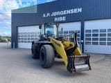 2018 New Holland W190D LONG REACH wheel loader, front three-quarter view