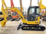 2020 Komatsu PC-55MR mini excavator side view