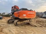 2022 Hitachi Zaxis 350H crawler excavator, rear three-quarter view