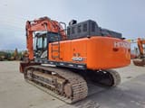 2019 Hitachi Zaxis 490LCH crawler excavator, rear three-quarter view