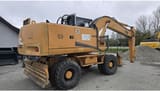 2008 CASE WX210 wheel excavator, rear three-quarter view