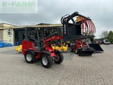 2023 Weidemann 1190E wheel loader with grapple attachment, side view
