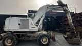 2005 CASE WX165 wheel excavator, side profile view