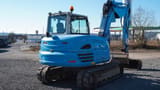 2017 Takeuchi TB290 mini excavator, rear three-quarter view