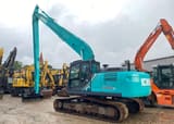 2018 Kobelco SK260 NLC-10 crawler excavator, side view