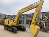 2017 Komatsu PC120 crawler excavator, side view