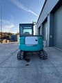 2021 Kobelco SK45SRX-6E mini excavator, rear view
