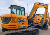 2021 JCB 86C-2 crawler excavator, rear three-quarter view