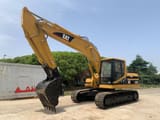 2015 Caterpillar 320BL crawler excavator, side view