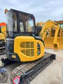 2020 Komatsu PC35MR mini excavator, rear three-quarter view