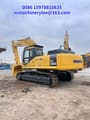 2023 Komatsu PC350 crawler excavator, rear three-quarter view