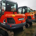 2022 Doosan DX60-9L Mini Excavator rear view
