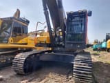 2021 Volvo EC480 crawler excavator, front view of cab and undercarriage