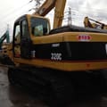 2020 Caterpillar 320C Raupenbagger, Ansicht von hinten dreiviertel