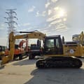 2021 Caterpillar 315D2 crawler excavator, side view
