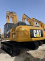 2023 Caterpillar 336D2L crawler excavator rear three-quarter view