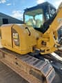 2019 Caterpillar 308E2CR crawler excavator, side view of the cab and upper structure