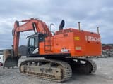 2018 Hitachi Zaxis 690 LCR crawler excavator, rear three-quarter view