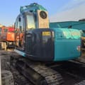 2024 Kobelco SK135SR crawler excavator, rear three-quarter view