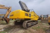 2022 Komatsu PC400-7 crawler excavator, rear three-quarter view