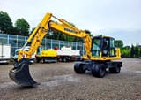 2016 Komatsu PW160-8 wheel excavator, side profile view