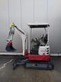 2017 Takeuchi TB215R mini excavator, side view