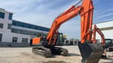 2023 Hitachi ZX350 crawler excavator, side view