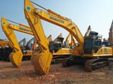 2023 Komatsu PC350-7 crawler excavator, front three-quarter view