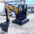 2025 Sany SY26U mini excavator, front three-quarter view
