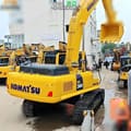 2019 Komatsu PC360-8M0 crawler excavator, rear three-quarter view