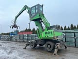 2010 Sennebogen 821 material handler, rear three-quarter view