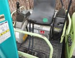 2023 Yanmar VIO15 mini excavator operator station view