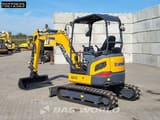 2023 XCMG XE27E mini excavator, rear three-quarter view