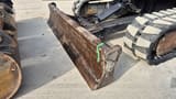 2021 Bobcat E35Z mini excavator dozer blade view