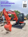 2023 Hitachi ZX50 mini excavator, front three-quarter view