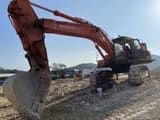 2010 Hitachi ZX470-3 crawler excavator, side profile view