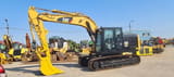 2020 Caterpillar 318FL crawler excavator, side view