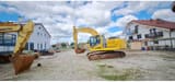 Komatsu PC210LC-10 crawler excavator, side view