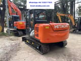 2024 Hitachi ZX60 excavator, rear three-quarter view