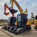 2024 Sany SY75C mini excavator, front three-quarter view
