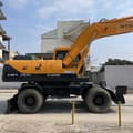 2013 Hyundai R210W-9 wheel excavator side view