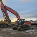 2018 Hitachi ZX350LC-6 crawler excavator, side view