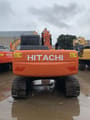 2021 Hitachi ZX120 crawler excavator, rear view