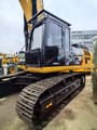 2022 Caterpillar 330D2L crawler excavator, front three-quarter view