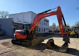 2022 Kubota KX080-4α2 crawler excavator, side view